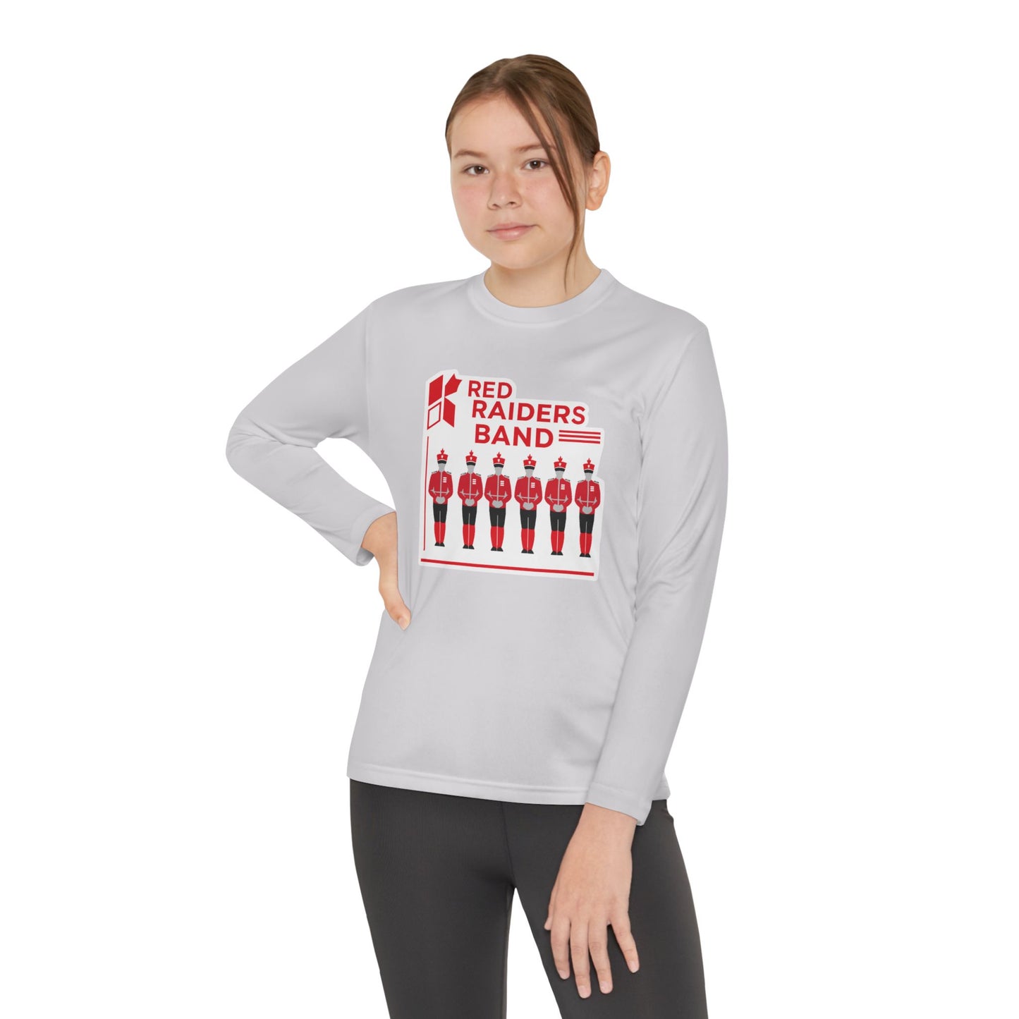 Youth Long Sleeve Tee \ Marion County Red Raiders Band \ MCB1