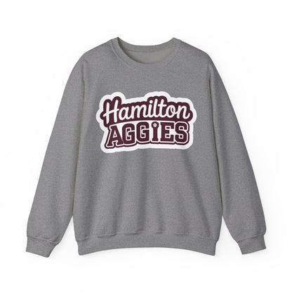 Adult Crewneck Sweatshirt \ Hamilton Aggies \ HAG2