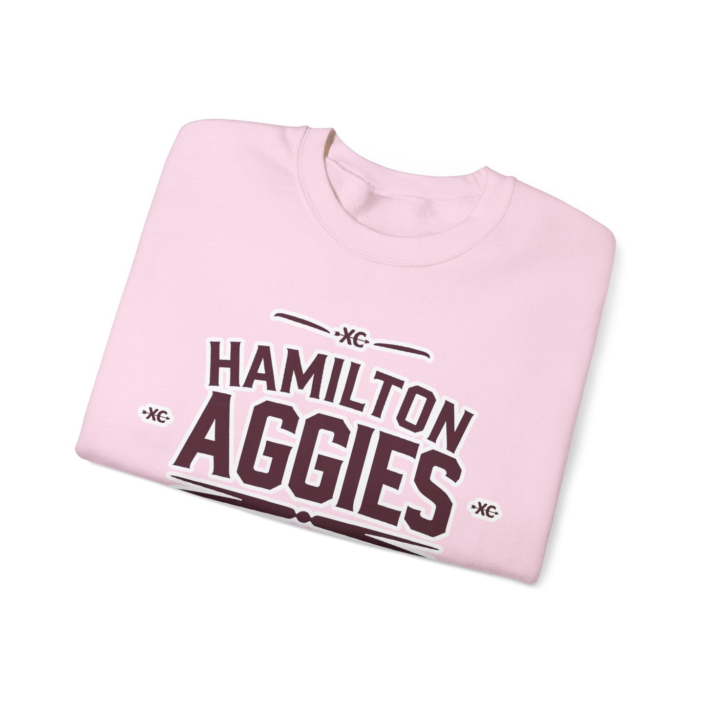 Adult Crewneck Sweatshirt \ Hamilton Aggies Cross-Country \ HCC1