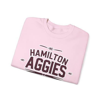 Adult Crewneck Sweatshirt \ Hamilton Aggies Cross-Country \ HCC1
