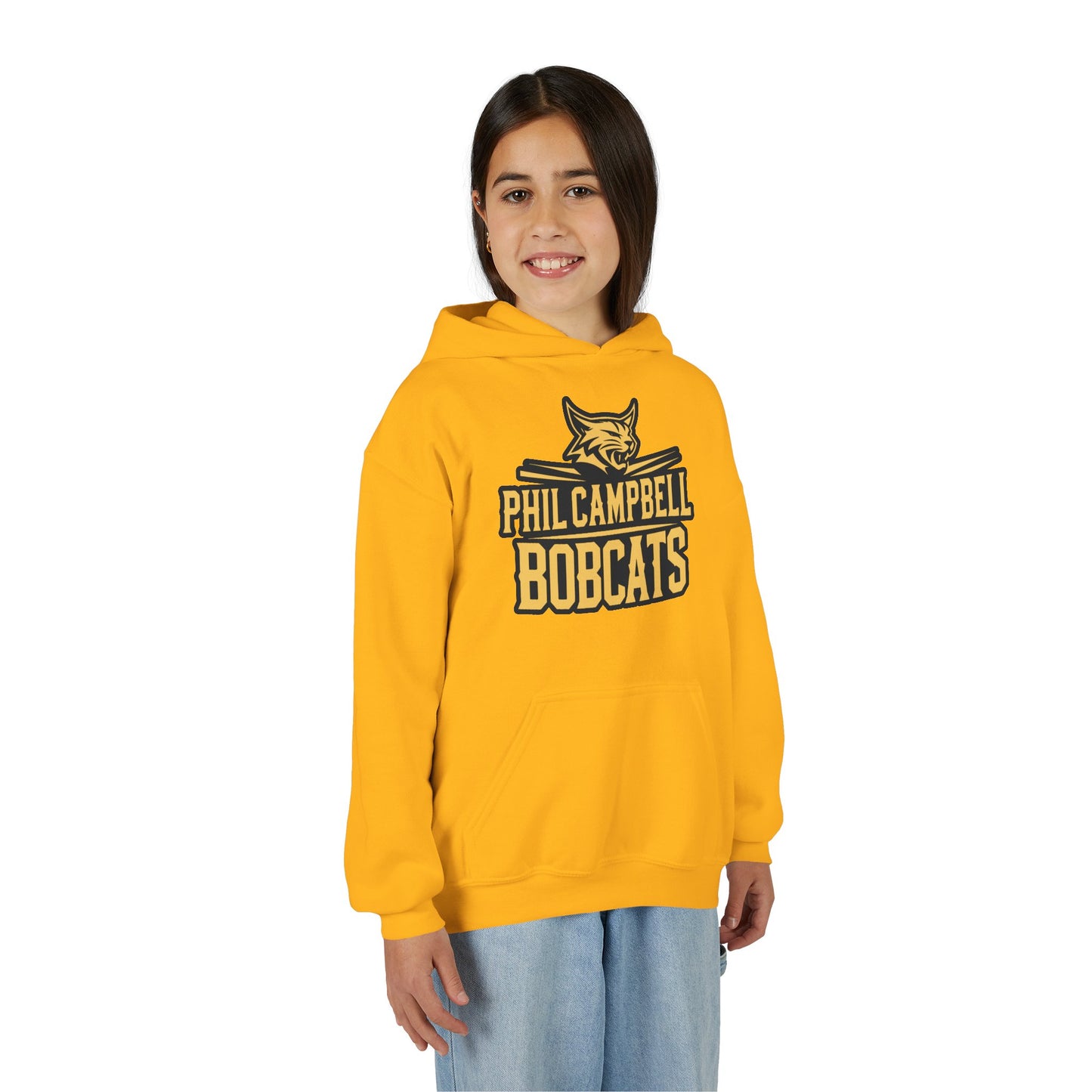 Youth Hoodie Sweatshirt \ Phil Campbell Bobcats \ PCB2