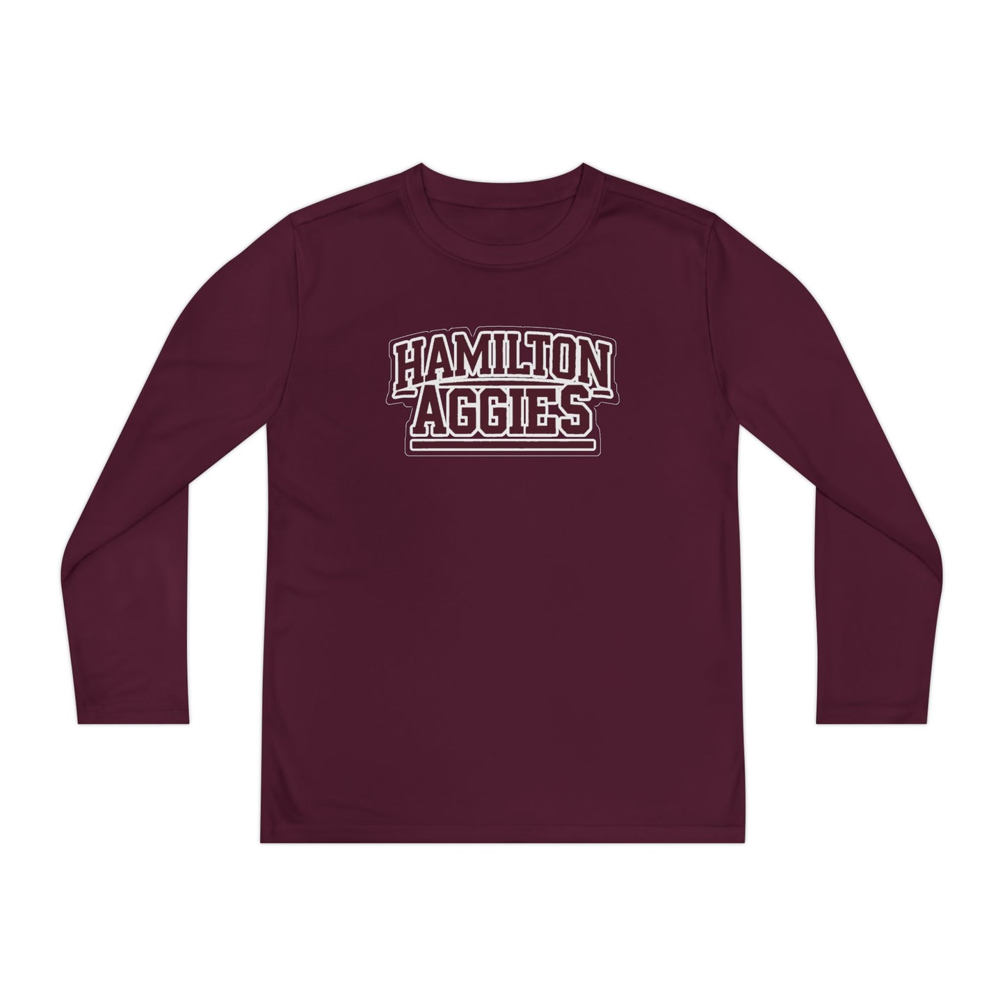 Youth Long Sleeve Tee \ Hamilton Aggies \ HA2