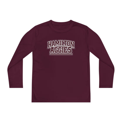 Youth Long Sleeve Tee \ Hamilton Aggies \ HA2