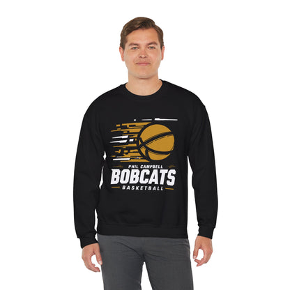 Adult Crewneck Sweatshirt \ Phil Campbell Bobcats Basketball \ PCBBK2