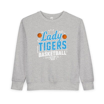 Toddler Crewneck Sweatshirt \ Brilliant Tigers Basketball \ BTBKG1