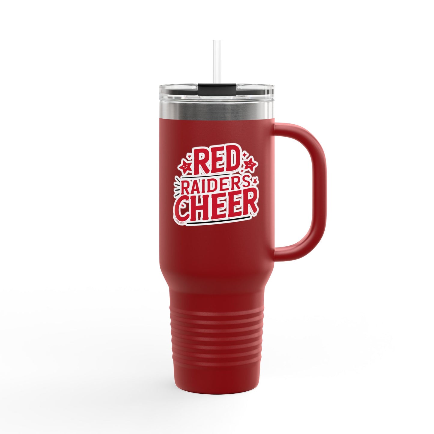 40oz Insulated Tumbler \ Marion County Red Raiders Cheer \ MCC2