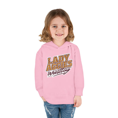 Toddler Hoodie Sweatshirt \ Hamilton Aggies Wrestling \ HAWG3
