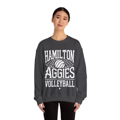 Adult Crewneck Sweatshirt \ Hamilton Aggies Volleyball \ HAV2
