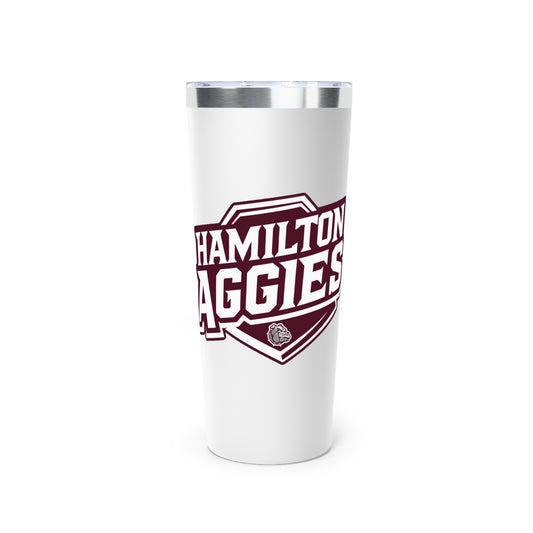 22oz Copper Insulated Tumbler \ Hamilton Aggies \ HA1