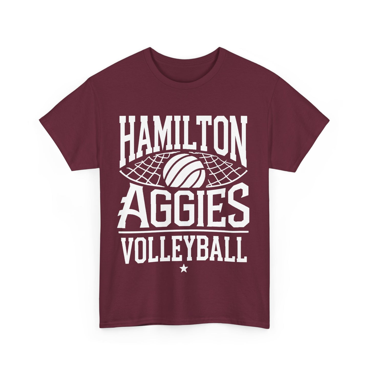 Adult Tee \ Hamilton Aggies Volleyball \ HAV2