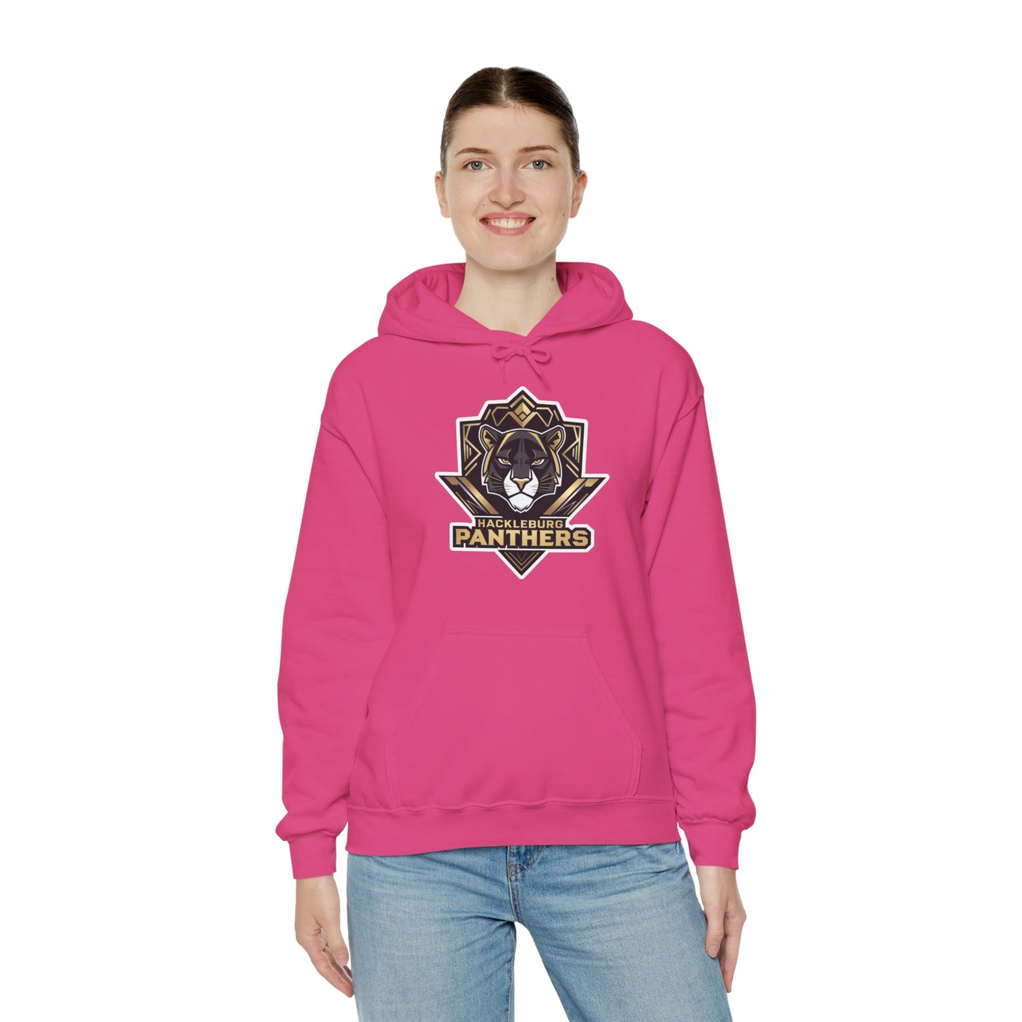 Adult Hoodie Sweatshirt \ Hackleburg Panthers \ HP1