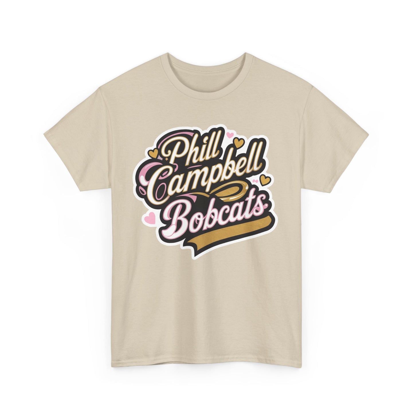 Adult Tee \ Phill Campbell Bobcats \ PCBG1