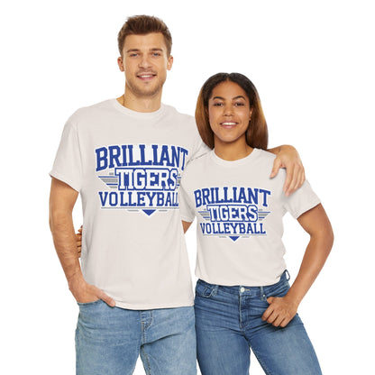 Adult Tee \ Brilliant Tigers Volleyball \ BTV2