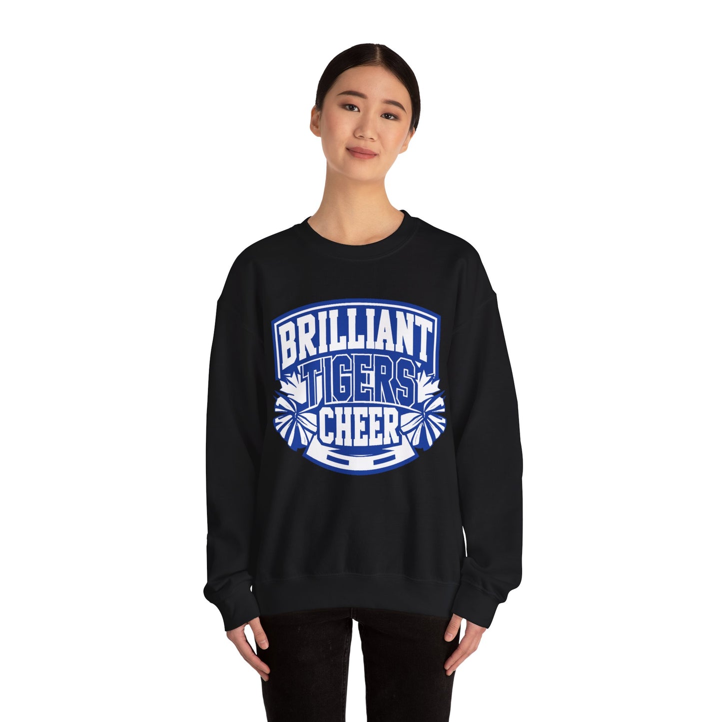 Adult Crewneck Sweatshirt \ Brilliant Tigers Cheer \ BTC1