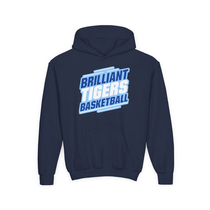 Youth Hoodie Sweatshirt \ Brilliant Tigers Basketball \ BTBK2