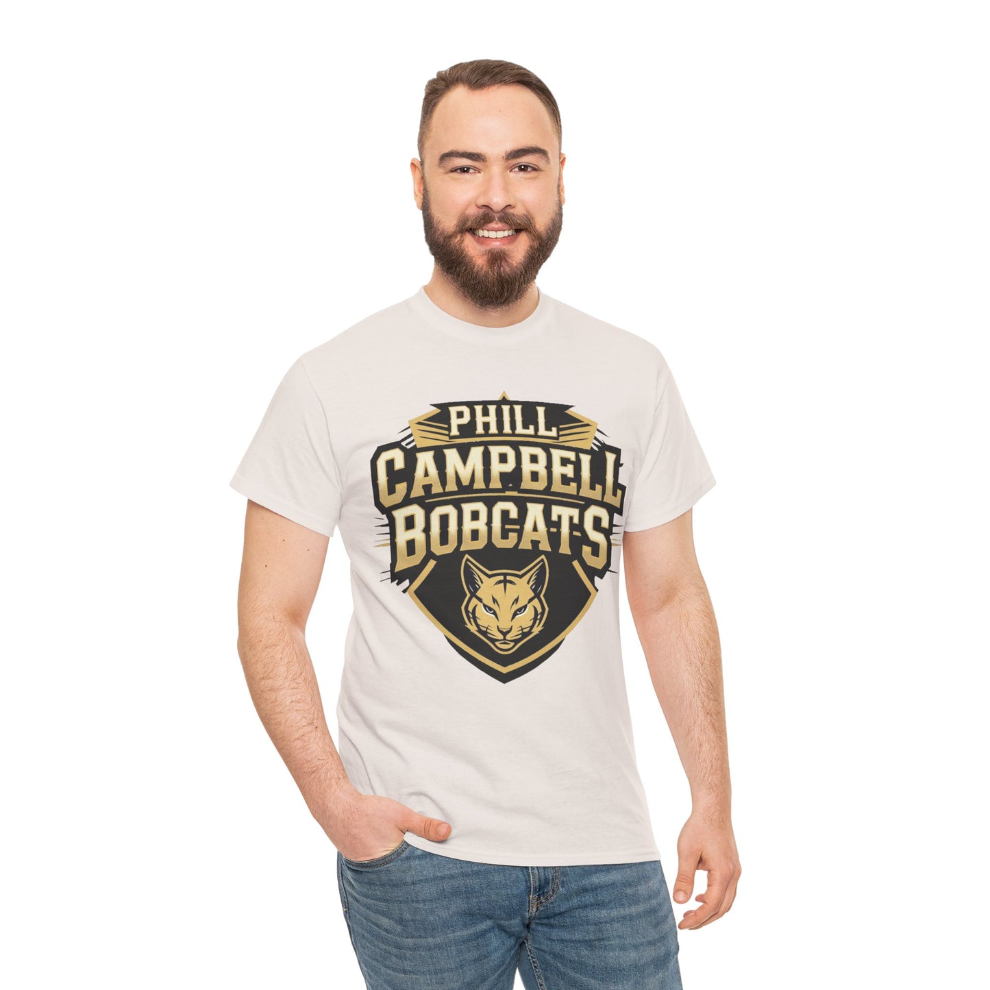Adult Tee \ Phill Campbell Bobcats \ PCB1