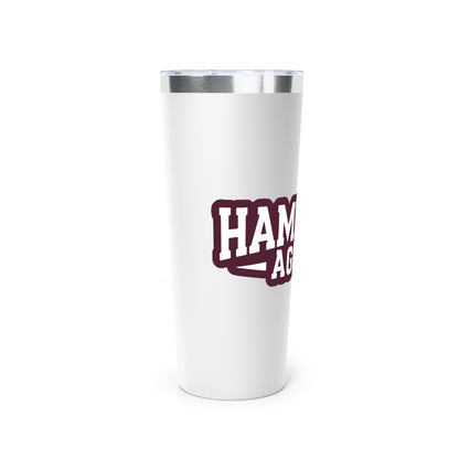 22oz Copper Insulated Tumbler \ Hamilton Aggies \ HA3