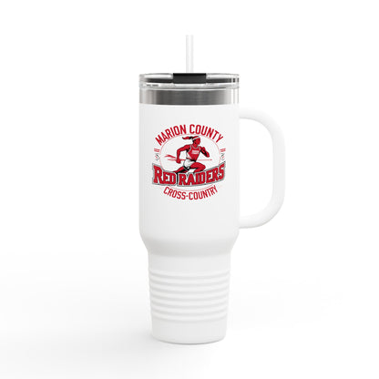 40oz Insulated Tumbler \ Marion County Red Raiders Cross-Country \ MCCC2