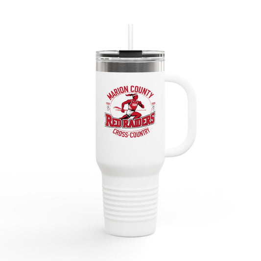 40oz Insulated Tumbler \ Marion County Red Raiders Cross-Country \ MCCC2