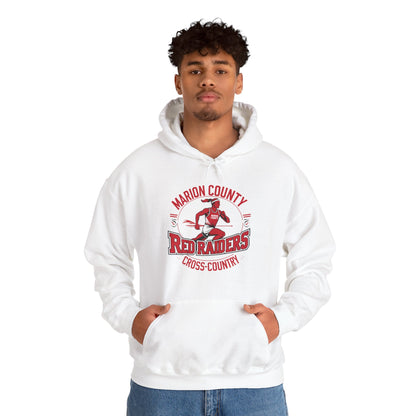 Adult Hoodie Sweatshirt \ Marion County Red Raiders Cross-Country \ MCCC2