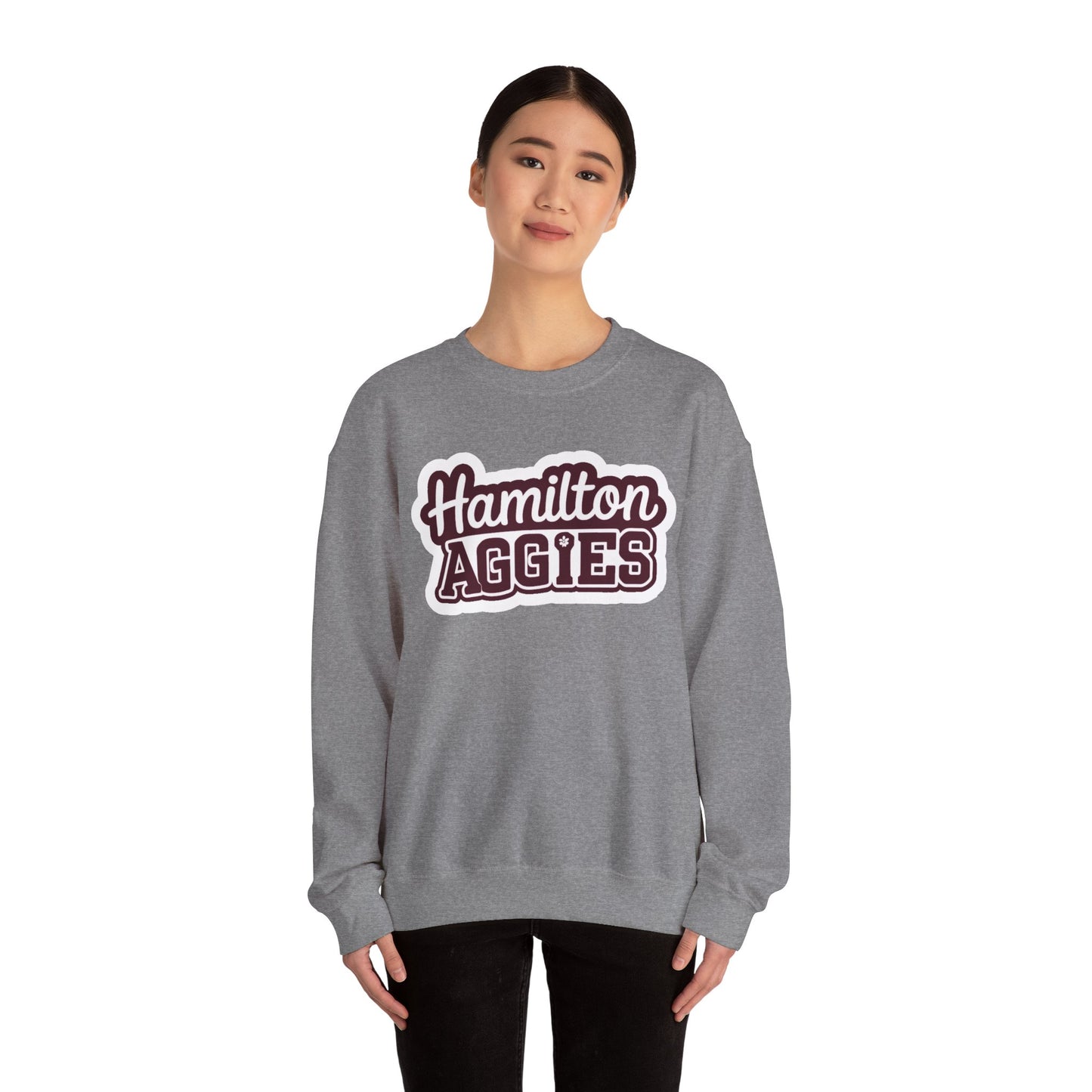 Adult Crewneck Sweatshirt \ Hamilton Aggies \ HAG2