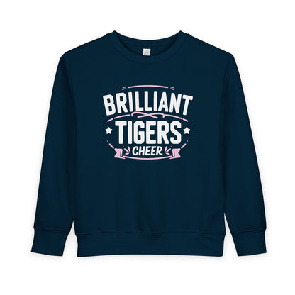 Toddler Crewneck Sweatshirt \ Brilliant Tigers Cheer \ BTC2