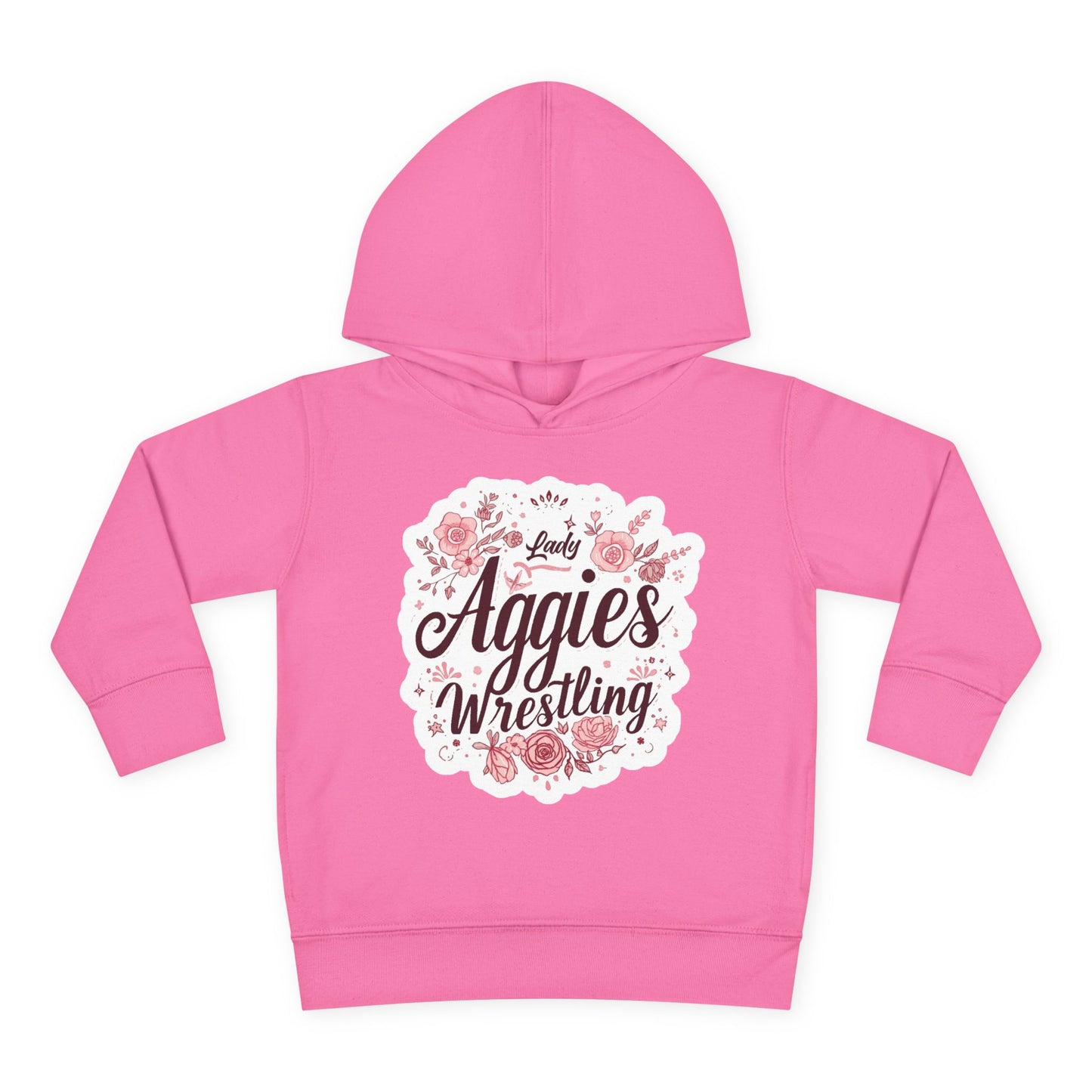 Toddler Hoodie Sweatshirt \ Hamilton Aggies Wrestling \ HAWG1