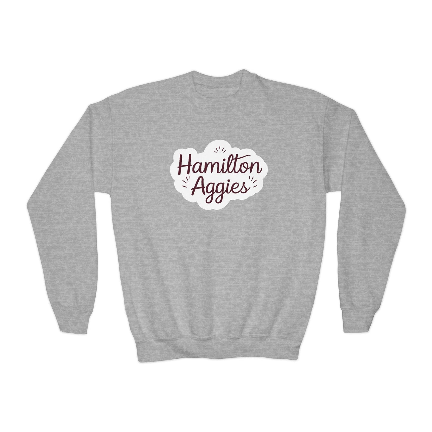 Youth Crewneck Sweatshirt \ Hamilton Aggies \ HAG1