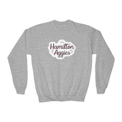 Youth Crewneck Sweatshirt \ Hamilton Aggies \ HAG1