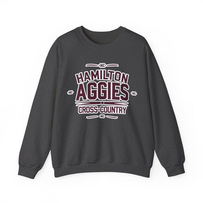 Adult Crewneck Sweatshirt \ Hamilton Aggies Cross-Country \ HCC1