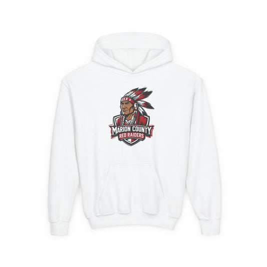 Youth Hoodie Sweatshirt \ Marion County Red Raiders \ MC2