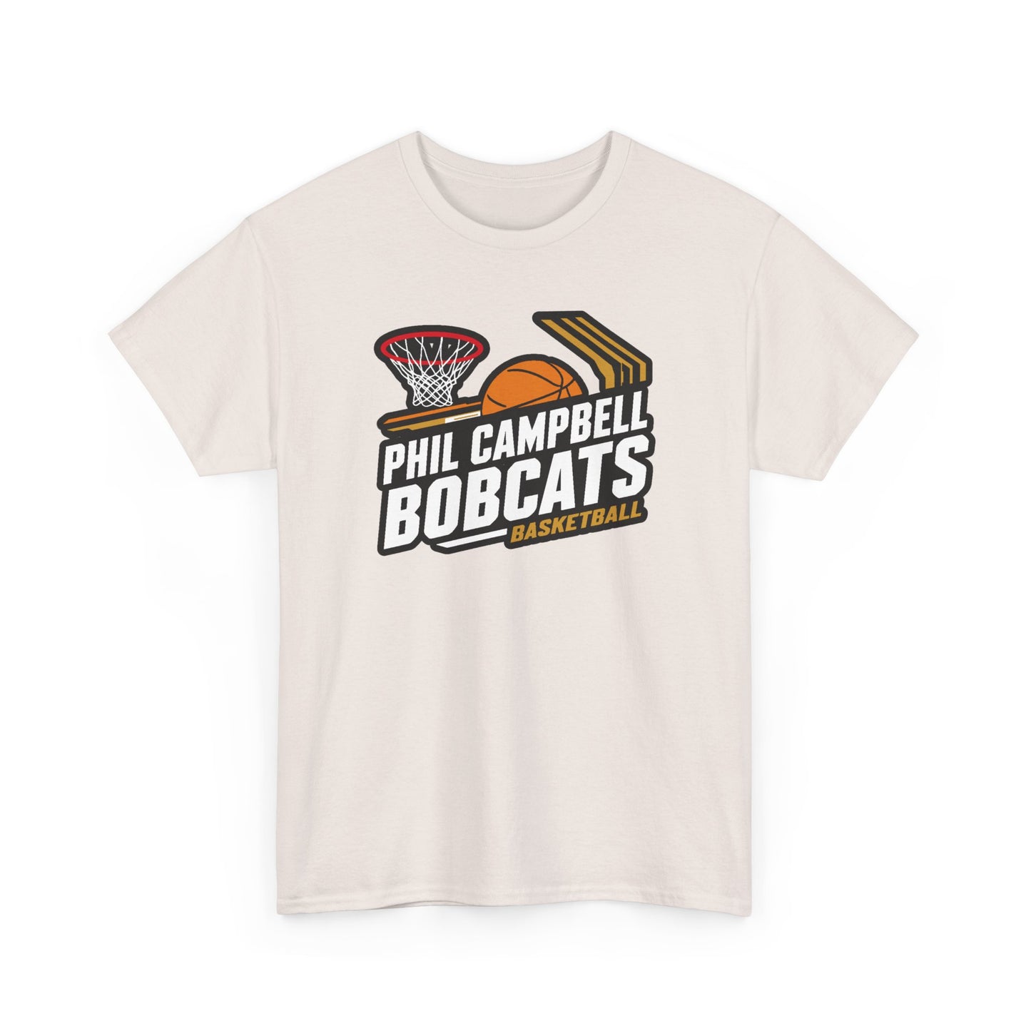 Adult Tee \ Phil Campbell Bobcats Basketball \ PCBBK1