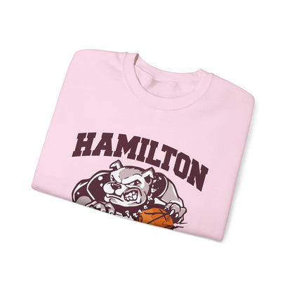 Adult Crewneck Sweatshirt \ Hamilton Aggies Basketball \ HABK1