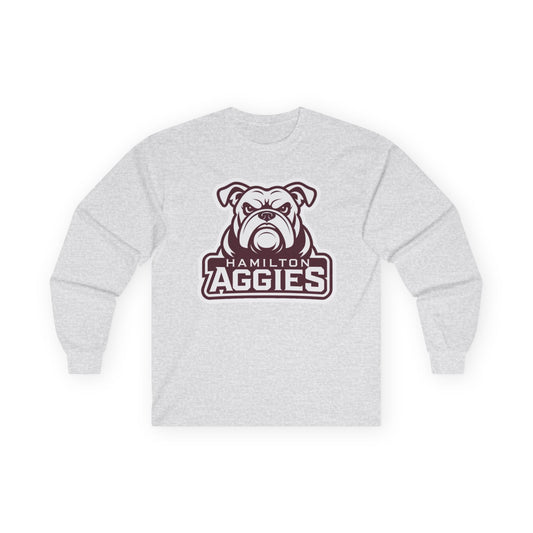 Adult Long Sleeve Tee \ Hamilton Aggies \ HA4