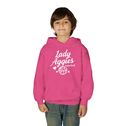 Youth Hoodie Sweatshirt \ Hamilton Aggies Basketball \ HABBG2