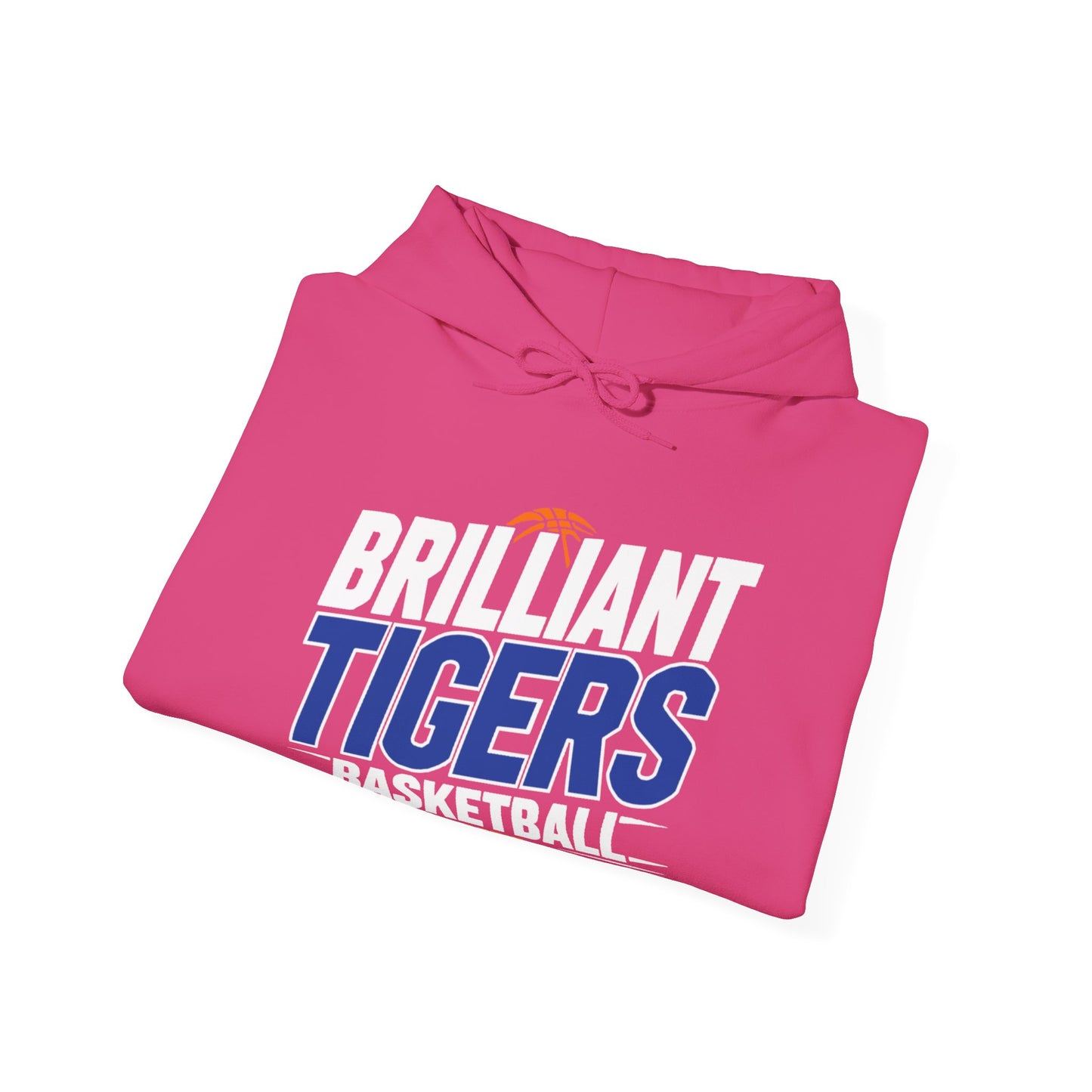 Adult Hoodie Sweatshirt \ Brilliant Tigers Basketball \ BTBK1