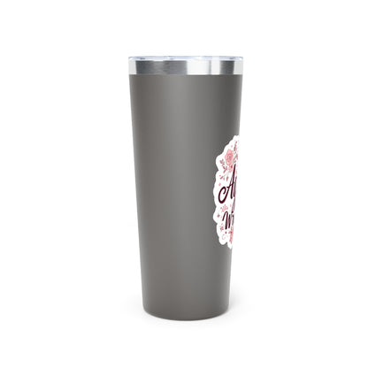 22oz Copper Insulated Tumbler \ Hamilton Aggies Wrestling \ HAWG1