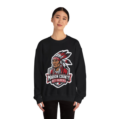 Adult Crewneck Sweatshirt \ Marion County Red Raiders \ MC2