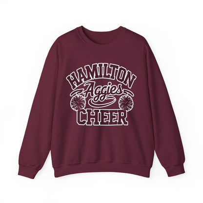 Adult Crewneck Sweatshirt \ Hamilton Aggies Cheer \ HAC2