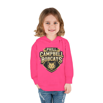 Toddler Hoodie Sweatshirt \ Phill Campbell Bobcats \ PCB1