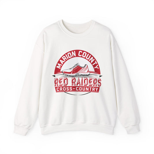Adult Crewneck Sweatshirt \ Marion County Red Raiders Cross-Country \ MCCC1