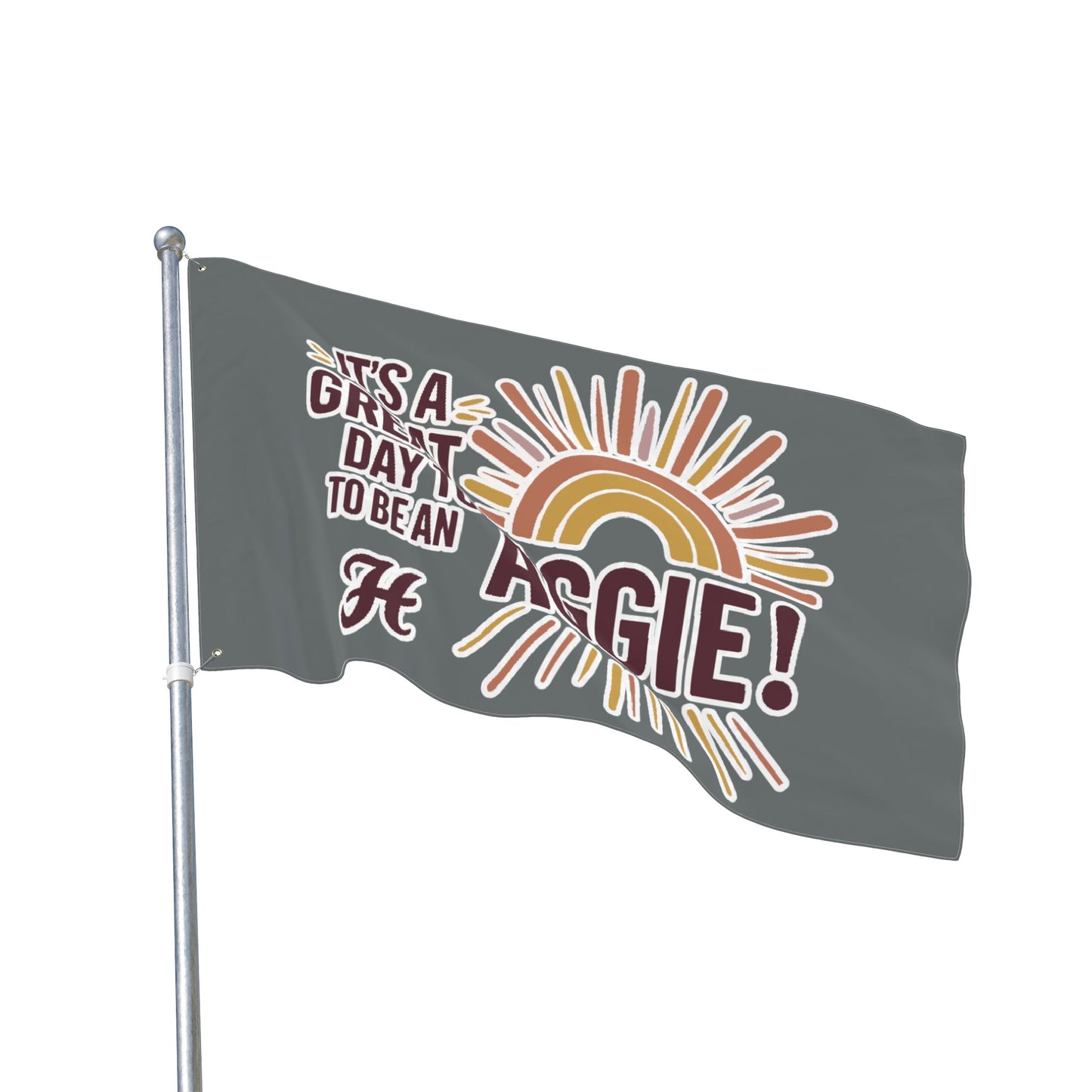 Double Sided Flag \ It's a Great Day to be an Aggie! \ GDA1