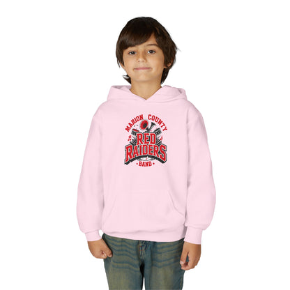 Youth Hoodie Sweatshirt \ Marion County Red Raiders Band \ MCB2