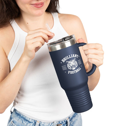 40oz  Insulated Tumbler \ Brilliant Tigers Football \ BTF2
