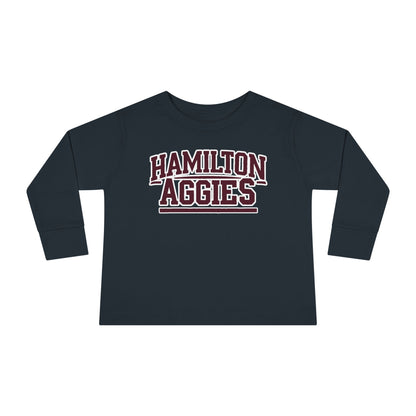 Toddler Long Sleeve Tee \ Hamilton Aggies \ HA2