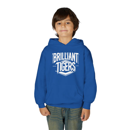 Youth Hooded Sweatshirt \ Brilliant Tigers \ BT2