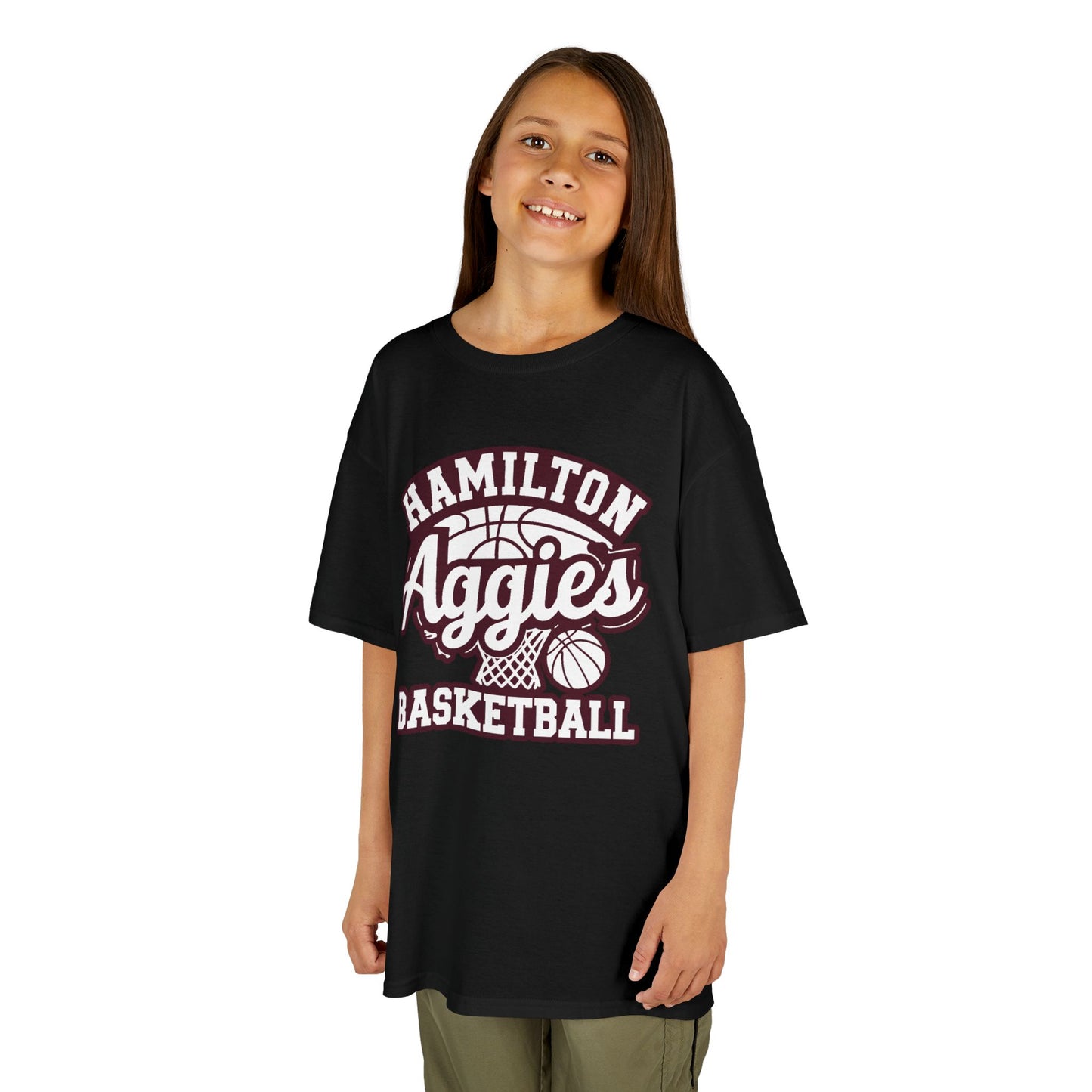 Youth Tee \ Hamilton Aggies Basketball \ HABBG1