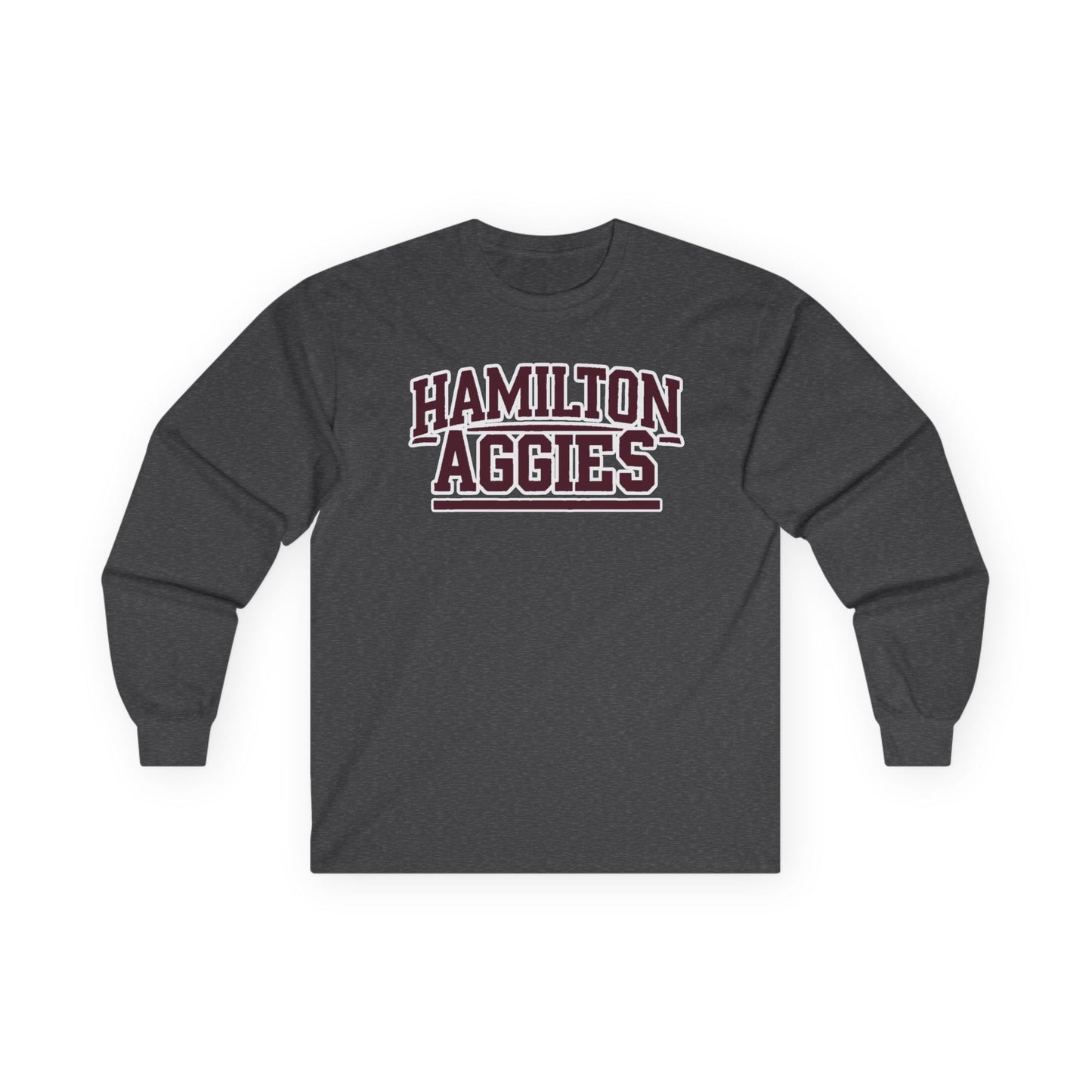Adult Long Sleeve Tee \ Hamilton Aggies \ HA2