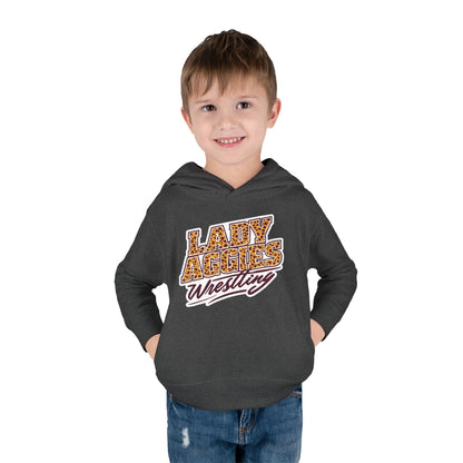 Toddler Hoodie Sweatshirt \ Hamilton Aggies Wrestling \ HAWG3