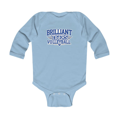 Long Sleeve Baby Bodysuit \ Brilliant Tigers Volleyball \ BTV2